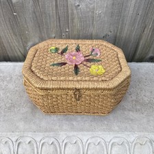 Vintage wicker sewing for sale  BRISTOL