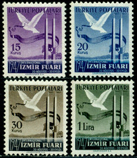 1947 Pigeon,Peace Dove,Taube,IZMIR Intl.Fair,Turkey,1186,MLH comprar usado  Enviando para Brazil