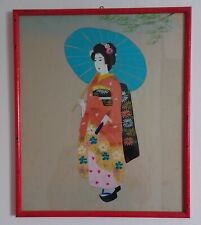 Dipinto giapponese tempera usato  Novate Milanese