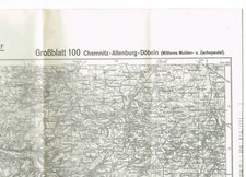 Meßtischblatt großblatt 100 gebraucht kaufen  Chemnitz