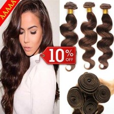 100G=1 Pacote Onda Corporal Extensões de Cabelo Humano Virgem Indiana Trama Marrom Vermelho comprar usado  Enviando para Brazil