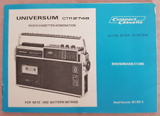 Universum ctr 2748 gebraucht kaufen  Hildesheim