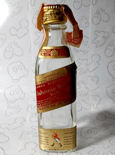 Johnnie Walker Scotch Whiskey Red Label Vintage Mini Garrafa Aérea 1/10 Pt, usado comprar usado  Enviando para Brazil