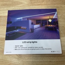 Tira de luces LED de 130 pies tira de luces de colores para escritorio de dormitorio habitación interior segunda mano  Embacar hacia Mexico
