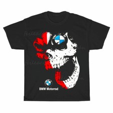 Camiseta americana caveira vermelha branca com logotipo de motocicleta BMW engraçada tamanho P a 5XL comprar usado  Enviando para Brazil