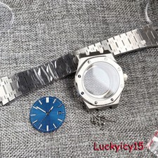 Caixa de relógio 42 mm pulseira para NH35 NH36 automática preta PVD octógono caixa de relógio comprar usado  Enviando para Brazil