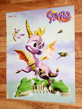 Spyro the Dragon / Ninja Shadow of Darkness PS1 Vintage Pôster Muito Raro 1998 comprar usado  Enviando para Brazil