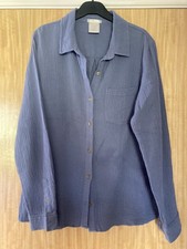 Cheesecloth blue shirt for sale  HIGH PEAK