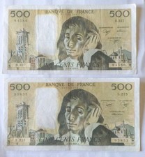 Billets 500 francs d'occasion  Figanières
