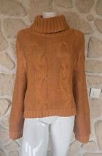 Pull torsade marron d'occasion  Courville-sur-Eure