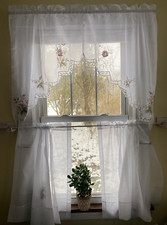 Kitchen floral embroidered for sale  Brooklyn
