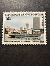 Selo Costa do Marfim Novo Modo de Transporte Barco Nº. 557 Novo ** Luxo, sem marca de charneira comprar usado  Enviando para Brazil