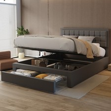 Modern polsterbett 140x200cm gebraucht kaufen  Ginsheim-Gustavsburg