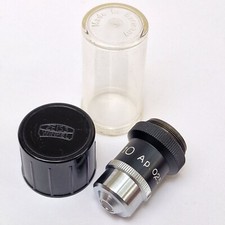 Objetiva de microscópio Zeiss Winkel 10 Ap 0,25 10x vintage, excelente estado comprar usado  Enviando para Brazil