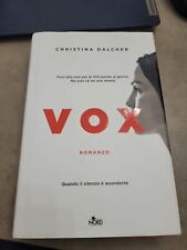 Vox christina dalcher. usato  Roma