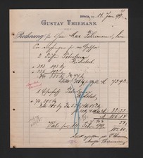 Döbeln rechnung 1899 gebraucht kaufen  Leipzig
