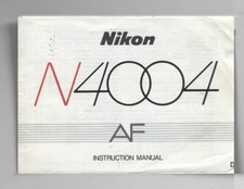 Nikon n4004 instruction for sale  Palm Bay