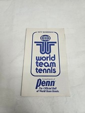 ES25 WTT World Team Tennis 1977 League Pocket Schedule - Penn comprar usado  Enviando para Brazil