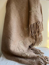 Lã Throw Índia 56 x 76 Mohair-like Tasseled strass enfeitado comprar usado  Enviando para Brazil