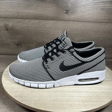 Tênis de skate Nike SB Stefan Janoski Max preto branco com cadarço masculino tamanho 10 comprar usado  Enviando para Brazil