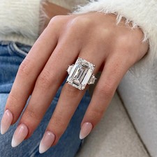 11.30ct emerald cut for sale  Iselin