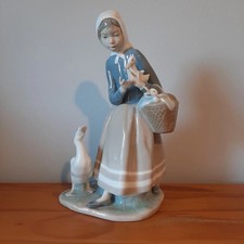 Lladro figurine shepherdess for sale  BARNARD CASTLE