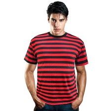 Camiseta Hombre Informal Rayas Manga Corta Cuello Redondo, Clásica y De Moda segunda mano  Embacar hacia Mexico