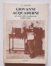 Giovanni acquaderni. anni usato  Italia