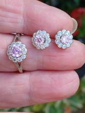 Pink white topaz for sale  LEICESTER