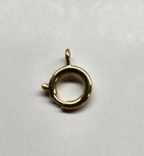 ANEL DE PRIMAVERA OURO AMARELO 14K. FECHO 11,7 MM COM anel de salto aberto, usado comprar usado  Enviando para Brazil