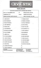 Teamsheet cambridge city for sale  LONDON