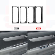 4 peças acabamento interno de fibra de carbono para tampa de maçaneta da porta Suzuki Grand Vitara 2006-2013 comprar usado  Enviando para Brazil