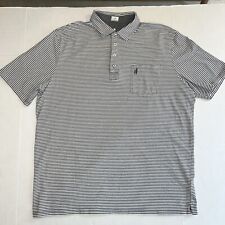 Camisa polo de algodão listrada azul golfe elástica US$ 98 JOHNNIE-O Hangin’ Out 2XL nova sem etiquetas comprar usado  Enviando para Brazil