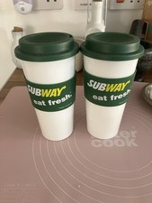 Subway coffee cups for sale  YARM
