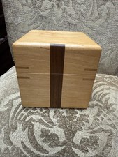 Inlayed wood lidded for sale  Marion