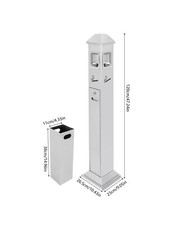 Vertical trash bin for sale  Park Hills