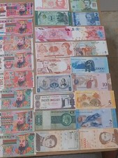lote 18  billetes América Originales De Bancos Más  8  Billetes Rituales Regalo comprar usado  Enviando para Brazil