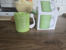 Novelty golf mug for sale  BEDLINGTON
