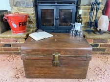 Metal steamer trunk for sale  STAINES-UPON-THAMES