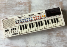 Casio PT-80 Instrumento Musical Eletrônico Teclado Vintage Funcionando com Pacote ROM, usado comprar usado  Enviando para Brazil