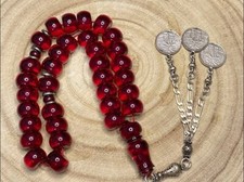 Rosário alemão feito à mão Faturan oração islâmica 33 contas Tasbih Masbaha comprar usado  Enviando para Brazil