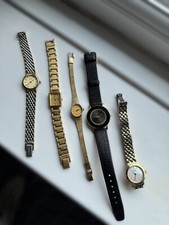 Ladies watches gold for sale  LEIGHTON BUZZARD