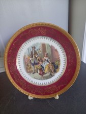 Limoges porcelaine assiette d'occasion  Chiché