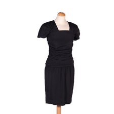 Abito nero vintage usato  Cambiago