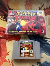 Pokémon Stadium N64 Nintendo 64 cartucho autêntico, testado, com estojo repro comprar usado  Enviando para Brazil