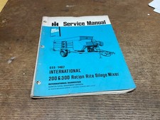 Usado, Operator’s Manual International 200 e 300 ração rite misturador de silagem GSS - 1467 comprar usado  Enviando para Brazil