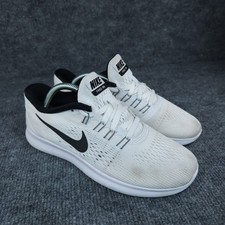 Tênis Nike Free RN feminino tamanho 6 preto branco com cadarço parte superior baixa 831509-100 comprar usado  Enviando para Brazil