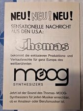 Moog satellite prospekt gebraucht kaufen  Asbach
