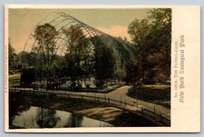 Cartão postal antigo New York NYC Zoological Park The Flying Cage Aviary, C13, usado comprar usado  Enviando para Brazil