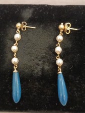 Orecchini earrings lapislazzul usato  Roma